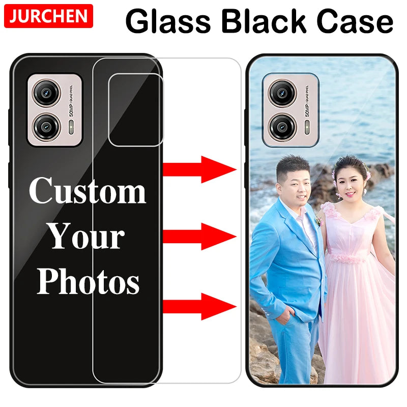 Custom Photo Case For Motorola Moto G14 G54 G84 G82 G85 G34 G24 G22 G04 S G62 E14 Edge 50 40 30 Ultra Pro S50 Neo Power 5G Cover