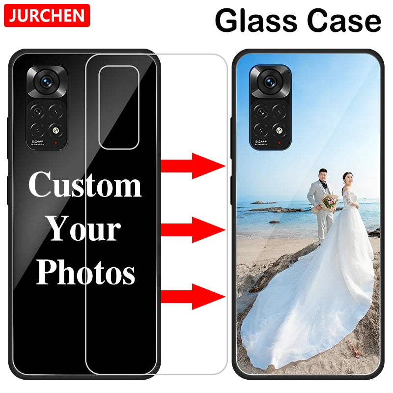 Custom Photo Cases For Xiaomi Redmi Note 12 12R 14C Poco F6 M5 14 Civi 4 14T Pro Turbo 3 K60 K70 Ultra 5G Silicone Glass Cover