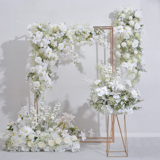 Babysbreath Orchid Mist Grass Hang Corner Flower Row Floor Floral Arrangement Wedding Backdrop Arch Deco Table Centerpieces Ball #1041