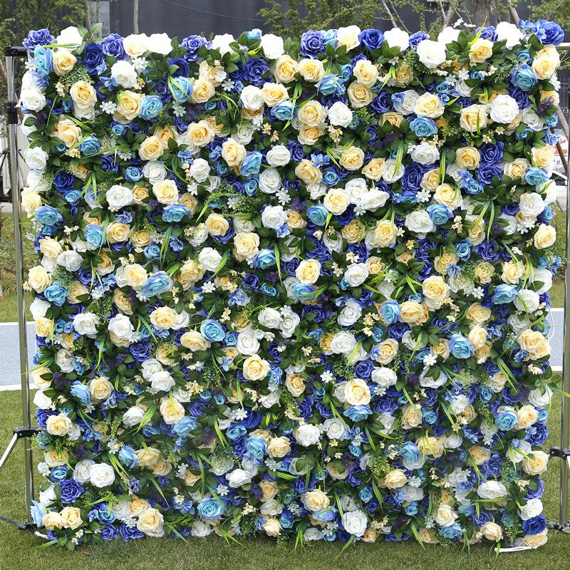 The Forest Cloth Bottom Artificial Flower Wall, Background Wall, Green Plant Wall, Outdoor Wedding Decoration Activities, Arrange The Flower Wall #1111