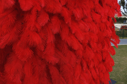 Ostrich Fur Bottom Feather Background Wall Decoration Photo Shooting Wedding Decoration Flower Wall #1083