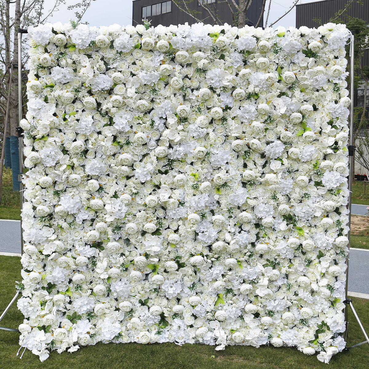 5D Cloth Bottom Simulation Flower Wall Background Wall Wedding Props Internet Celebrity Studio Photography Peony Flower Wall #1029