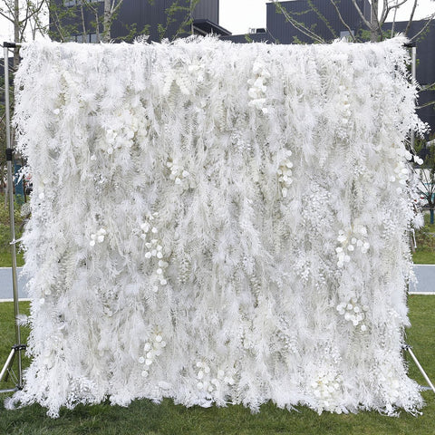 High-end Fog and Rime Cloth Bottom Simulation Flower Wall Background Wall Wedding Decoration Wedding Decoration Props #1066