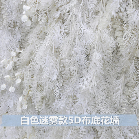 High-end Fog and Rime Cloth Bottom Simulation Flower Wall Background Wall Wedding Decoration Wedding Decoration Props #1066