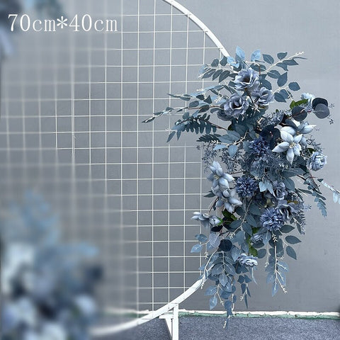 Wedding Props Flower Row Arrangement Artificial Flower Ball Arch Pavilion Decor Hanging Corner Floral Party Stage Scene Layout #1116