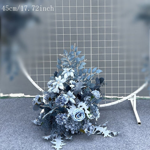 Wedding Props Flower Row Arrangement Artificial Flower Ball Arch Pavilion Decor Hanging Corner Floral Party Stage Scene Layout #1116