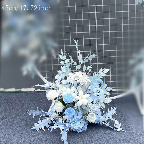 Wedding Props Flower Row Arrangement Artificial Flower Ball Arch Pavilion Decor Hanging Corner Floral Party Stage Scene Layout #1116