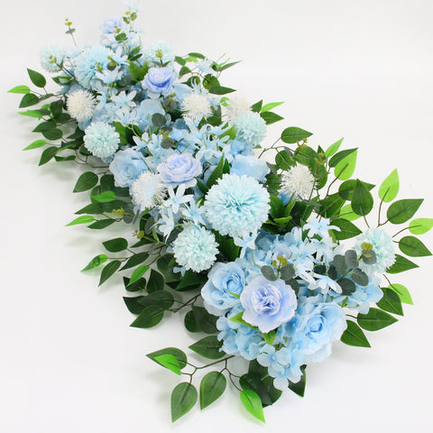 50/100CM DIY Wedding Flower Wall Arrangement Supplies Silk Peonies Rose Artificial Floral Row Decor Marriage Iron Arch Backdrop #1028